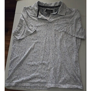 Knit Heritage T Shirt Mens XL Extra‎ Large MultiColored Collar Short Sleeve